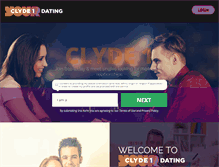 Tablet Screenshot of dating.clyde1.com